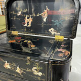 Chinese furniture black lacquered bar