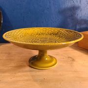 Gien footed dish.