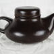 Black teapot - Gresline, Franco Pozzi, Italian design - 1970s