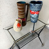 1950s design rolling console