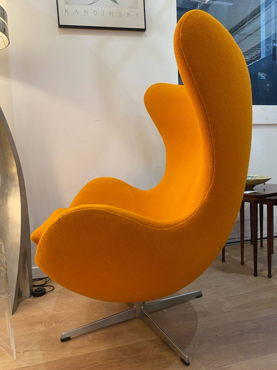 Orange Egg Chair by Arne Jacobsen