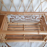 Wicker shelf, rattan, mail rack, empty pocket, bathroom storage