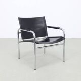 Fauteuil « Klinte » en cuir par Tord Björklund pour Ikea, années 1980