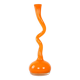 Orange vase, Danish design, 1990s, made in Denmark