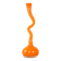 Orange vase, Danish design, 1990s, made in Denmark