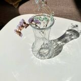 Small transparent vase