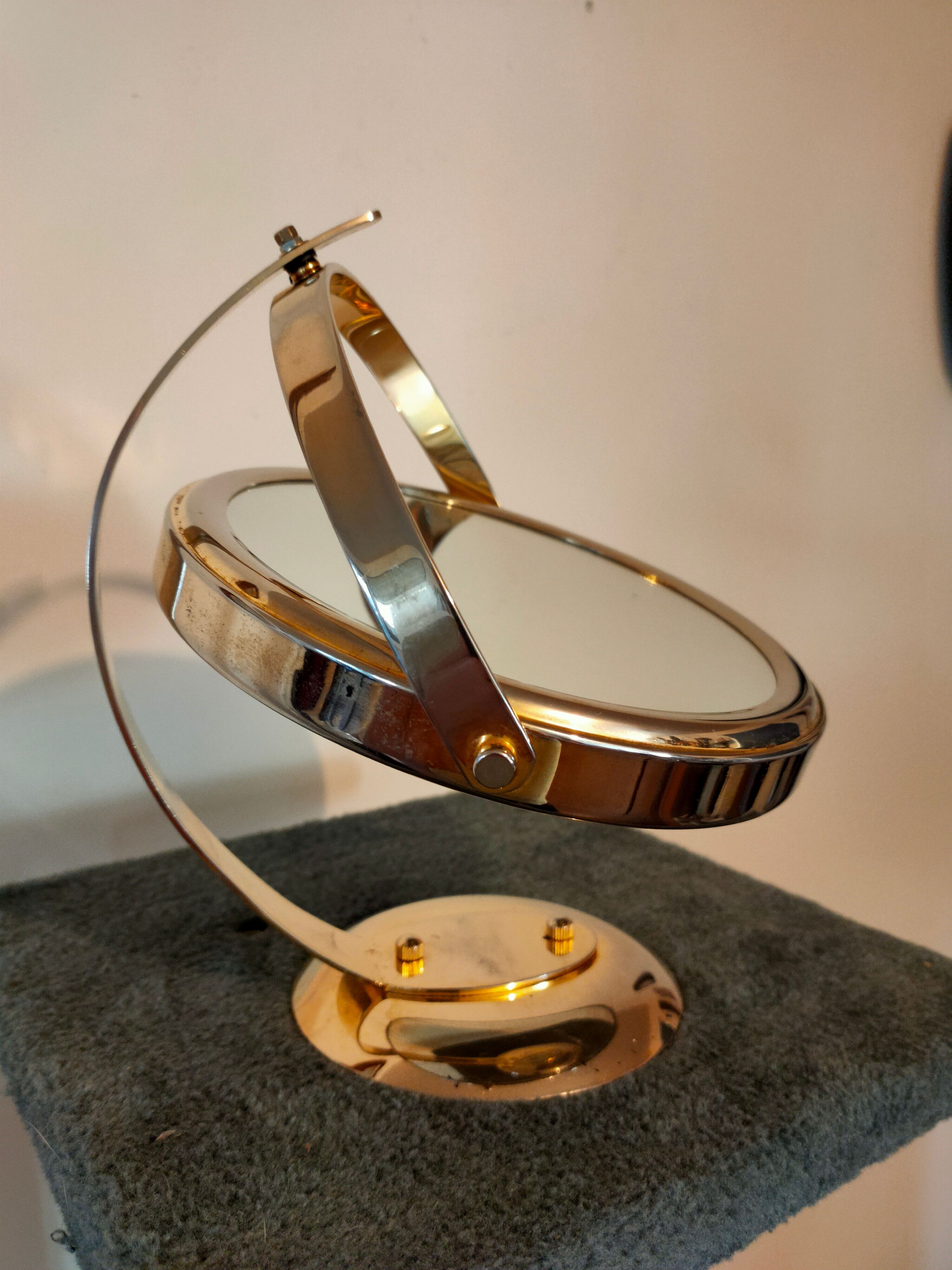 vintage table magnifying mirror