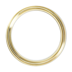 Miroir Italien laiton de Sergio