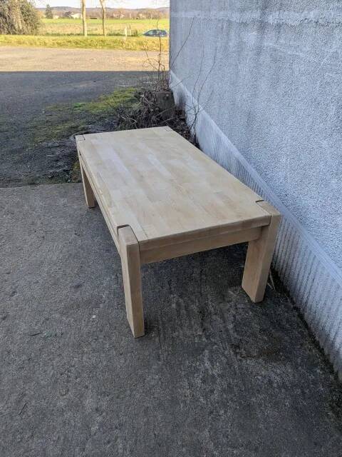 Beech coffee table