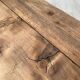 Table de ferme vintage en bois brut
