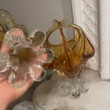 Lot 2 Coupes verre murano vintage