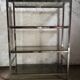 Chrome and smoked glass shelf from the 70s.