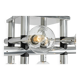 Large Sputnik atomium chrome suspension light by Kalmar, Austria, 1970s.
