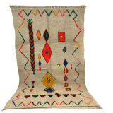 Handmade moroccan berber carpet 255 x 155 cm