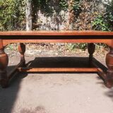 Solid oak dining table