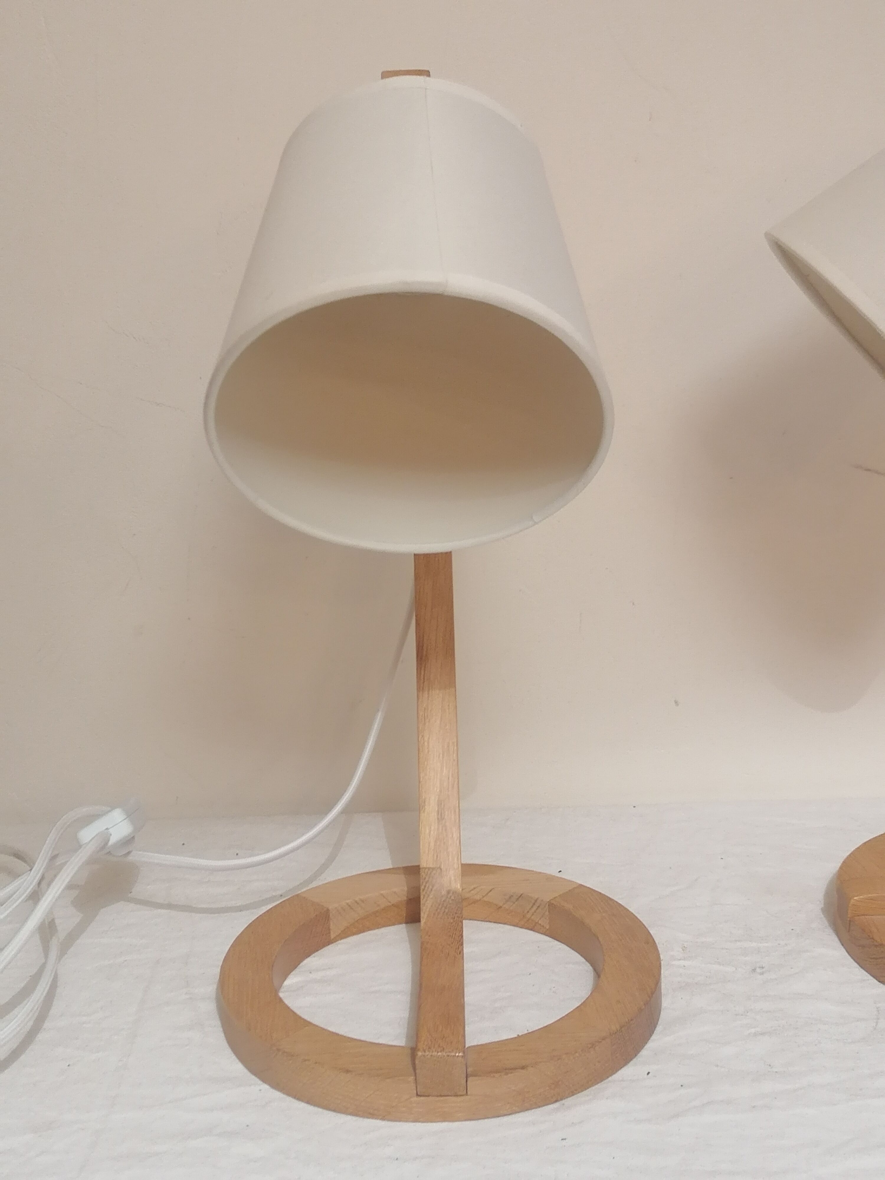 Pair of modernist lamps