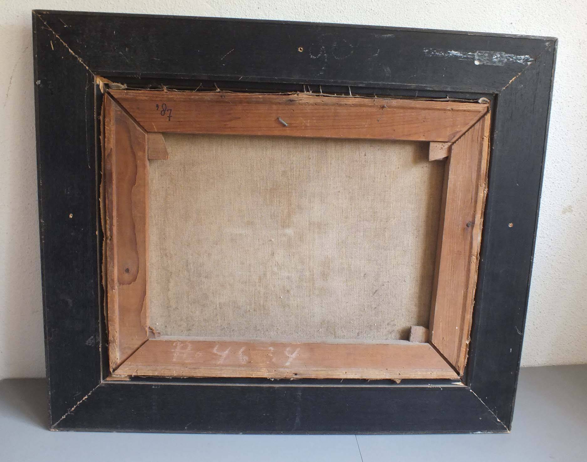 PAINTING - OIL ON CANVAS SIGNED H VAN GESSEL - BOUQUET OF FLOWERS