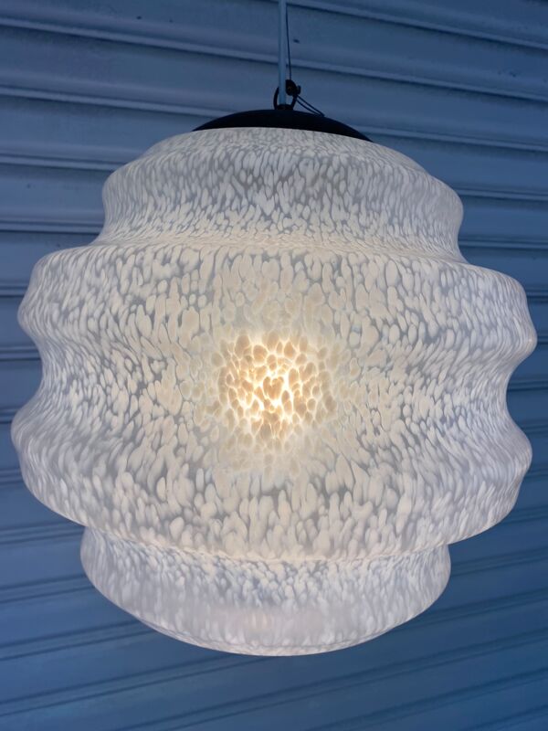 Lustre en verre de Murano Mazzega  - années 80