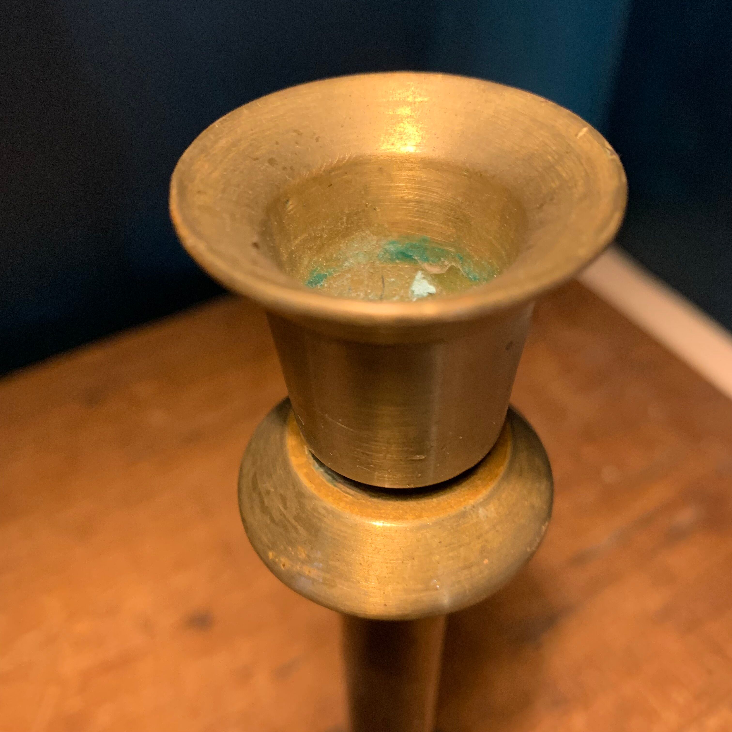 Brass candle holder