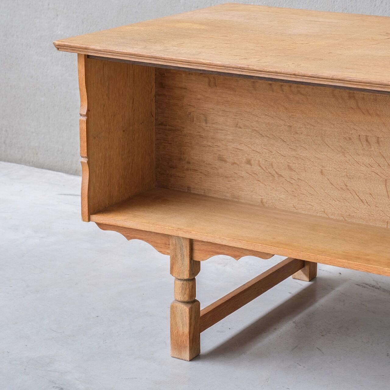 Oak danish mid-century desk