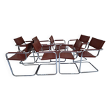 Chairs by Matteo Grassi, 1960s, Set of 8, signed