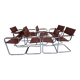 Chaises de Matteo Grassi, années 1960, Set de 8, signées