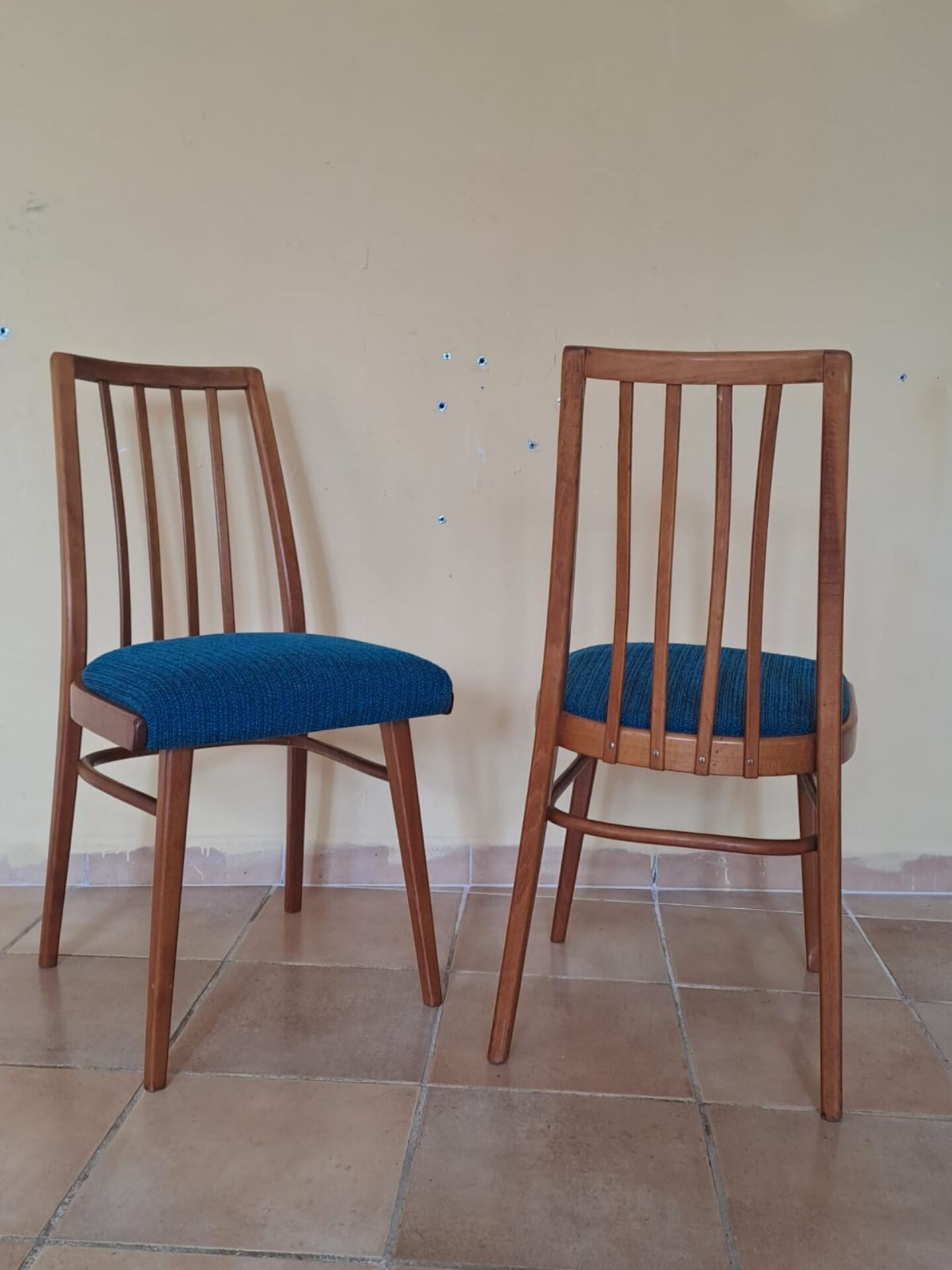 Set of 4 Antonin Šuman chairs by Interier Praha, Czechoslovakia 19