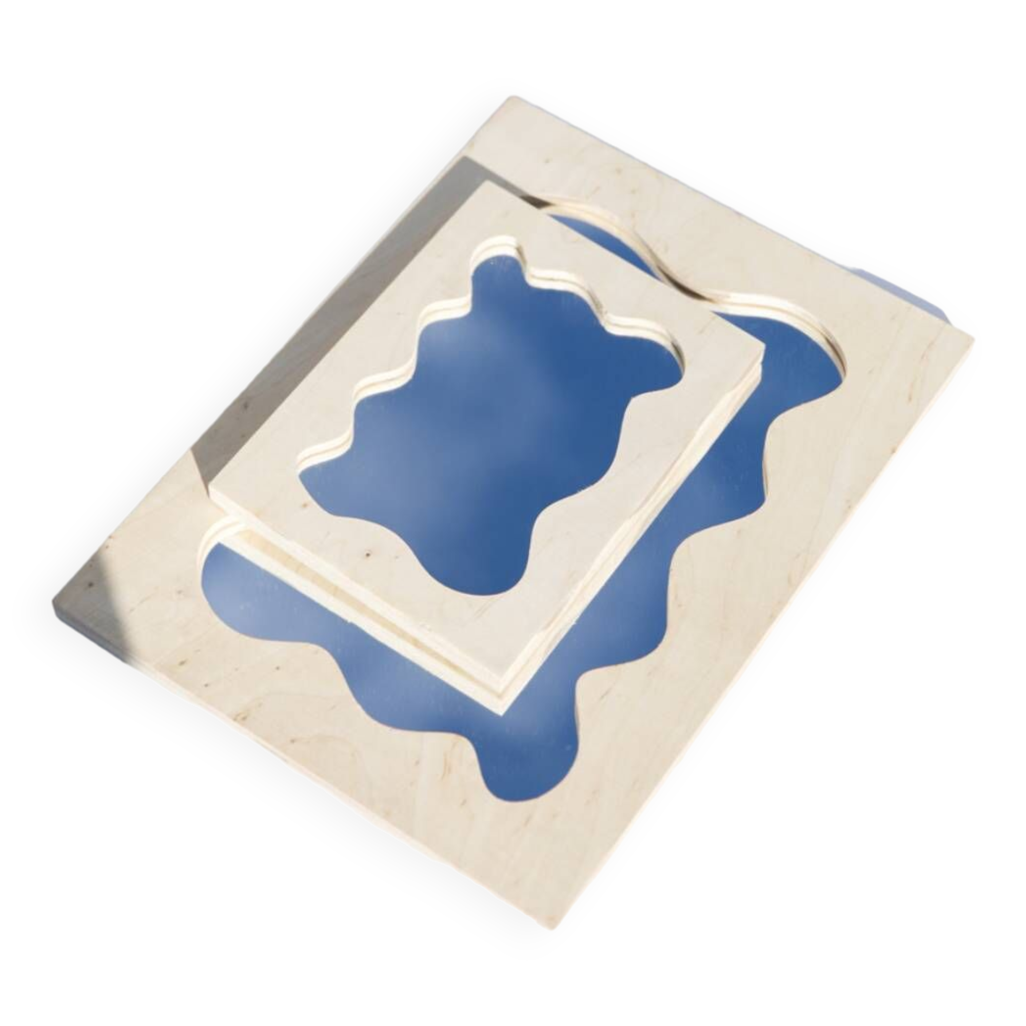 Mini splash asymmetrical mirror