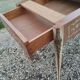 Antique game table in Louis XVI style with marquetry.