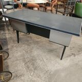 Bureau métallique des années 60/70 et sa chaise