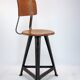 Rowac vintage industrial stool chair from the 1920s