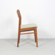 Chaises danoises en teck chaises L.H. Qvesehl, années 1960