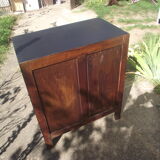 Parisian buffet painted in black from the 50s