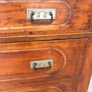 Antique Italian walnut chest of drawers dating to the late 19th centur