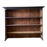 Top of dresser, bookcase, shelves