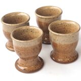Set of 4 sandstone cups
