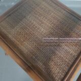 Rattan / bamboo balcony side table / chairs set 1970s