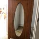 Wardrobe with beveled mirror