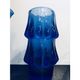 Blue Art Glass Vases By Jiri Brabec For Sklo Union Rosice   1970 S