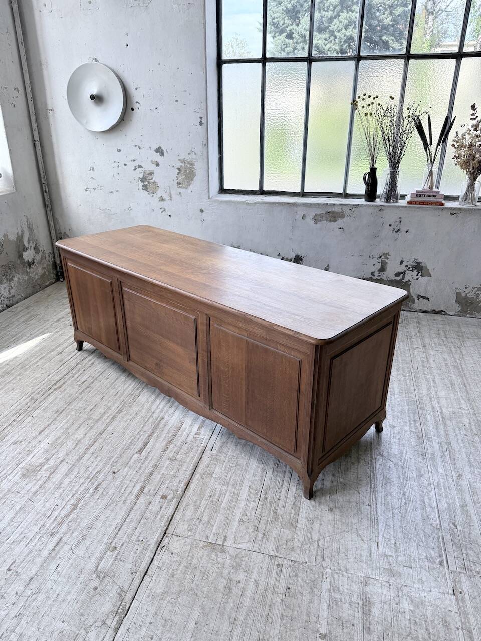 Oak desk or counter 1960