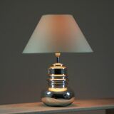 Vintage eglomisé glass lamp, 1970