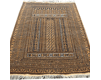 Authentic 1950 Persian rug with fine 135cm x 96cm motifs
