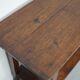 Table d'appoint en chêne rustique français vintage, années 1920