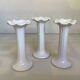 Trio of flower candle holders Fereiras Portugal