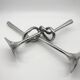 XXL "Giant Knot" candlestick pair – 1980s