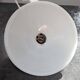 Old hanging lamp in white opaline Art Deco 1930 Ø 24.7 cm