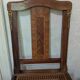 Set of 6 Louis XVI chairs in marquetry wood and caning.