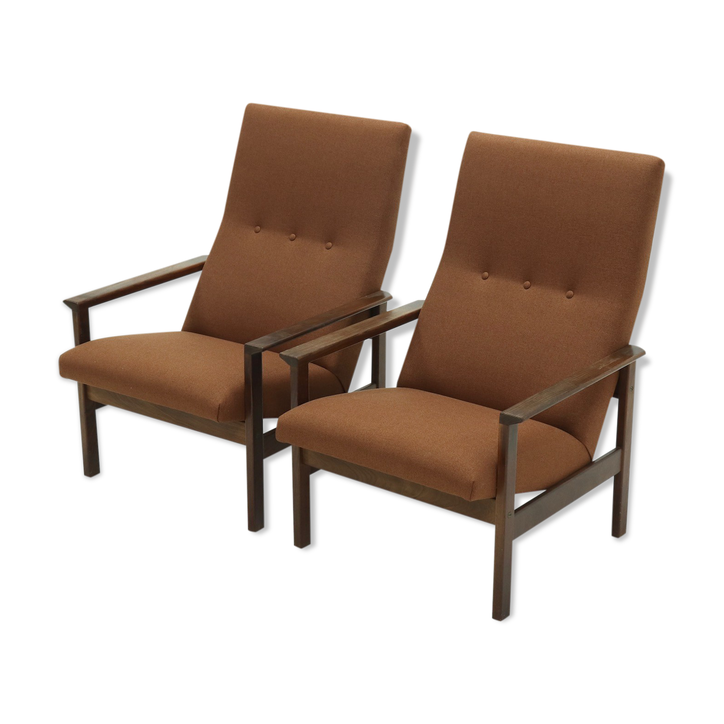 Set of 2 Pastoe FU06 Armchairs by Yngve Ekström 1960s