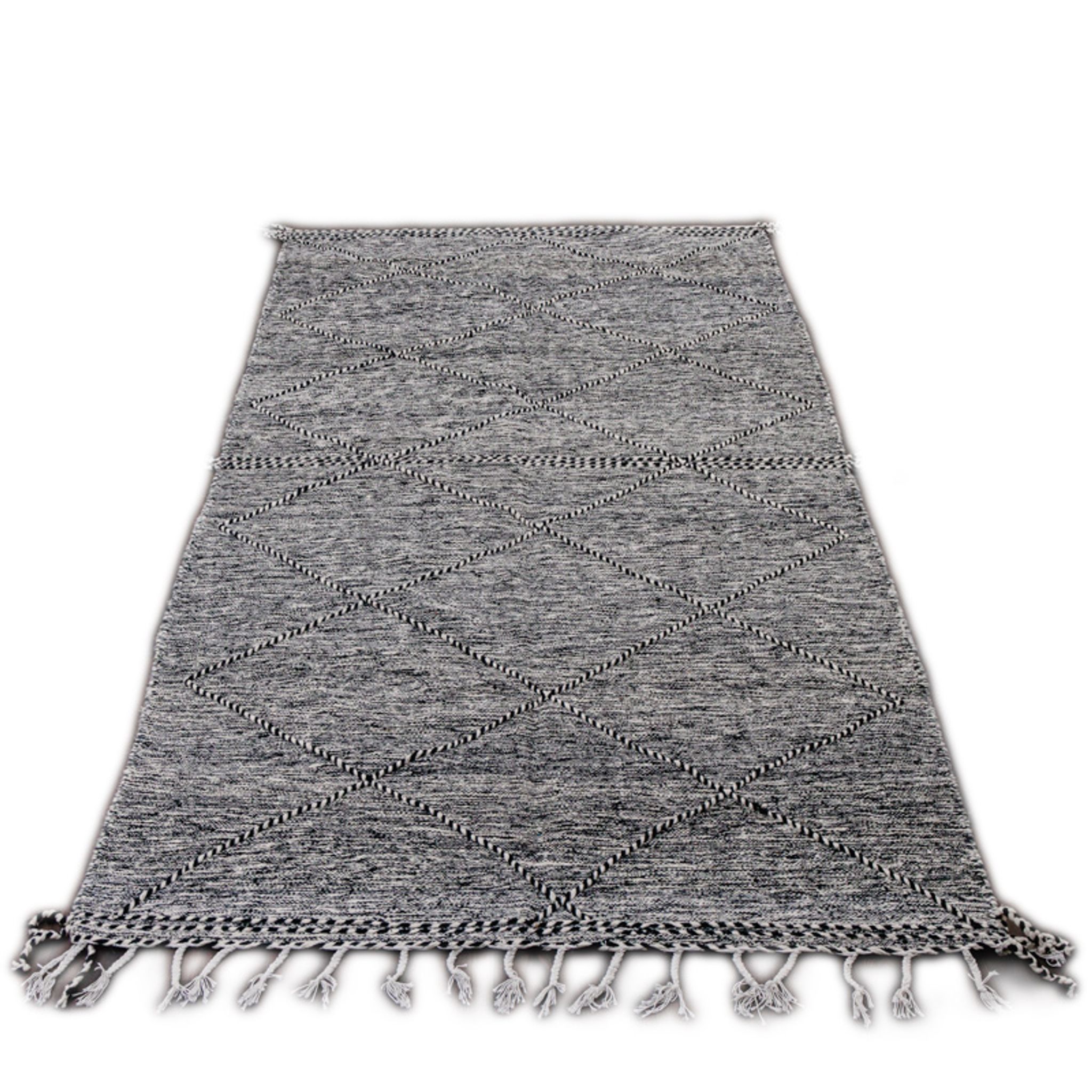 Black Berber rug zanafi 145x260 cm