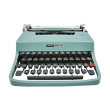 Olivetti Lettera 32 blue typewriter